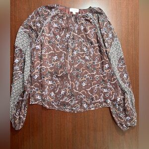 Evereve Multicolor Paisley Blouse